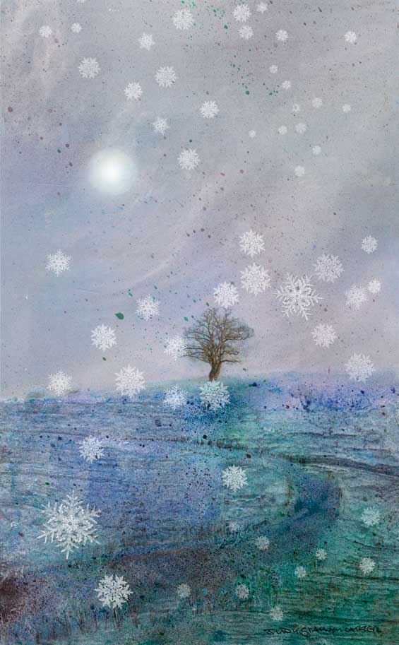 one tree rabley winter snow wiltshire landscapes