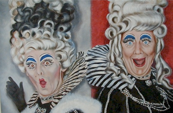 ungly sisters pantomime dames