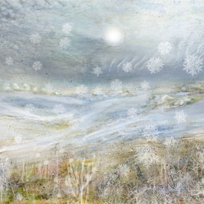 snow ,fields ,rocky, wiltshire, landscape ,winter, ilustration