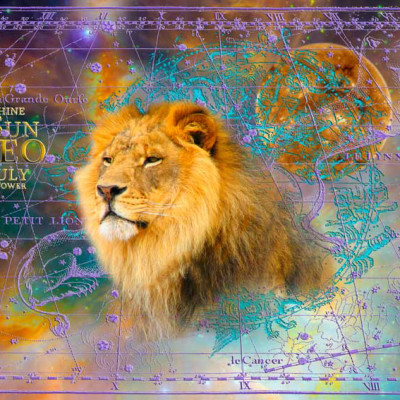 Lion, Leo, celestial, zodiac, magical Months, July