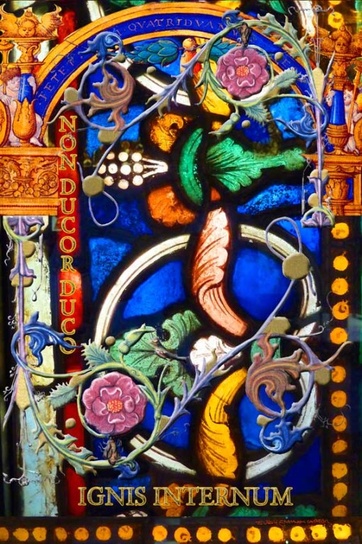 Stained glass November magical months